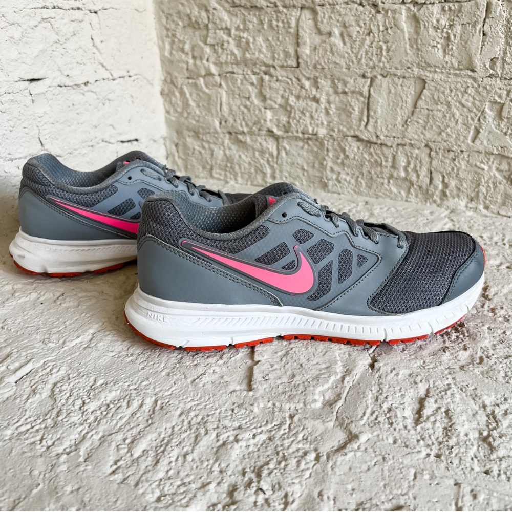 Nike Downshifter 6 Gray and Pink Women’s Running Shoe - Size 9